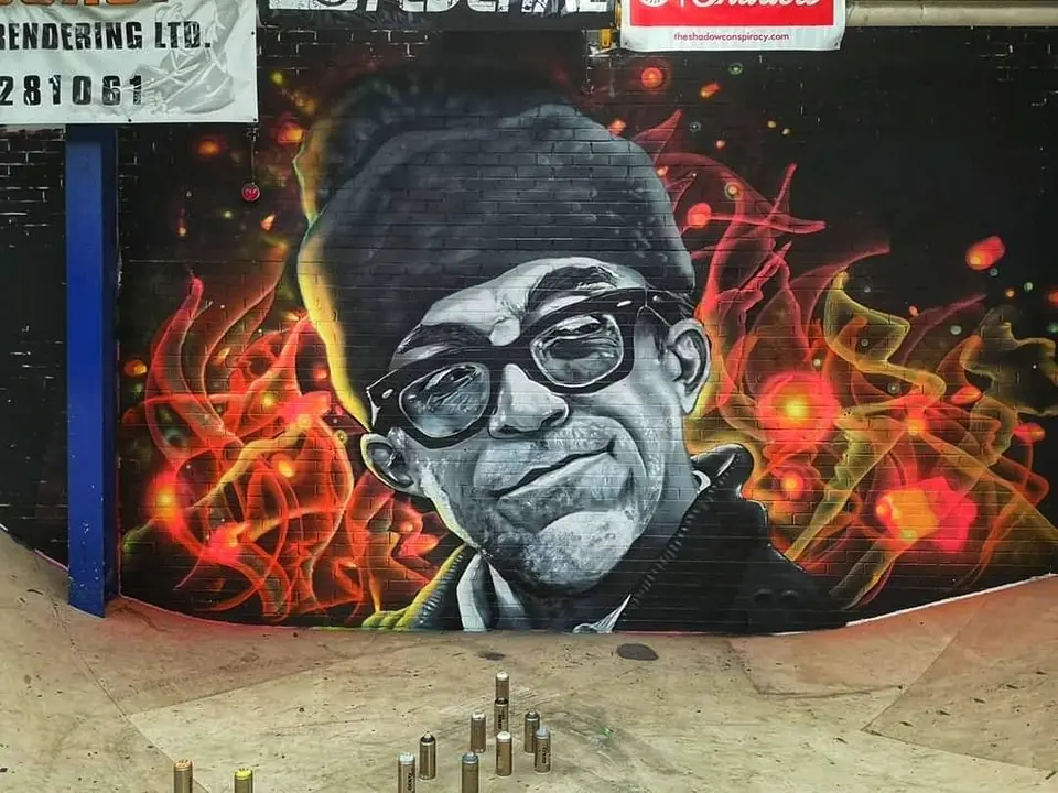 Jake Phelps Memorial mural at Shred Skatepark, Ayr